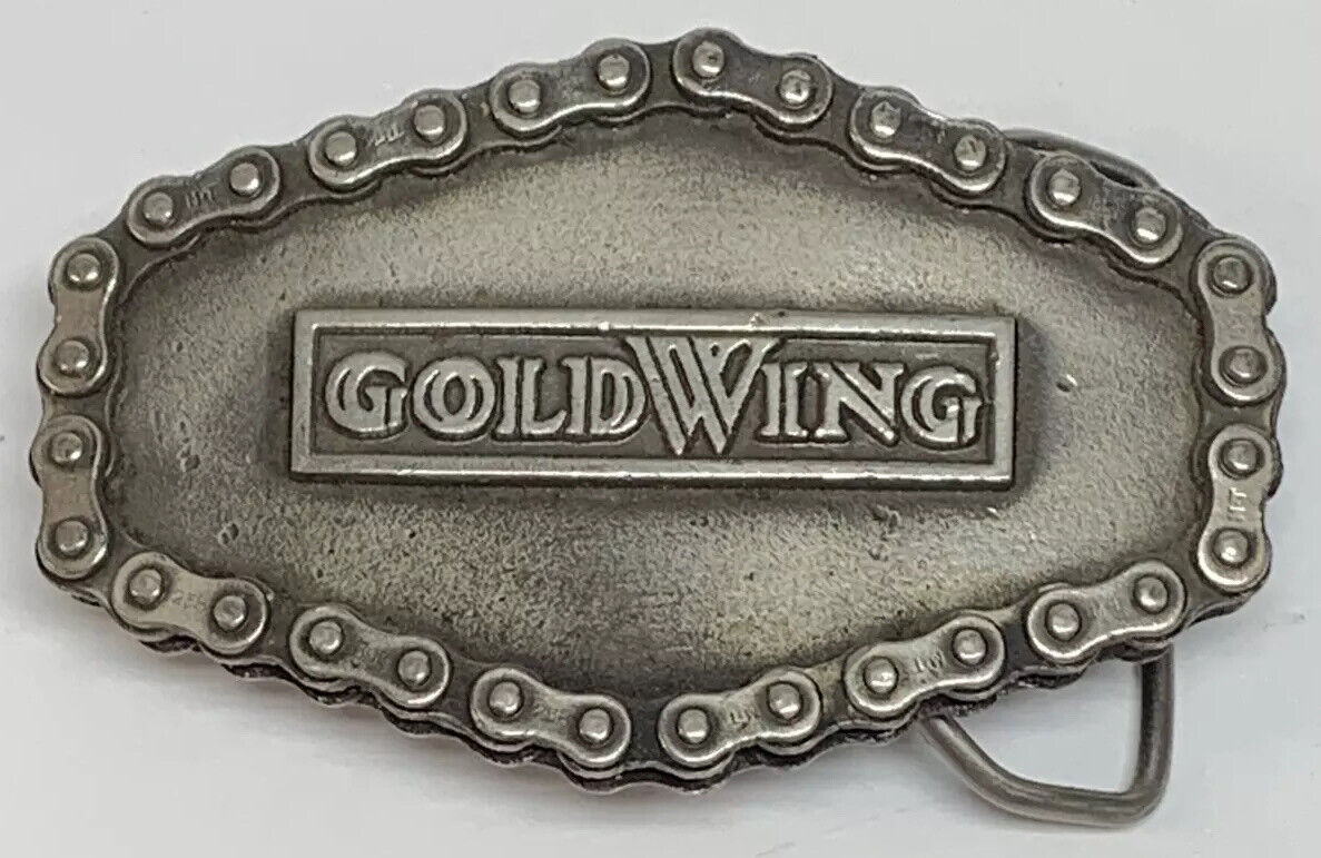 Honda Motorcycle 1976 Vintage Gold Wing Great American Belt Buckle Serial 609