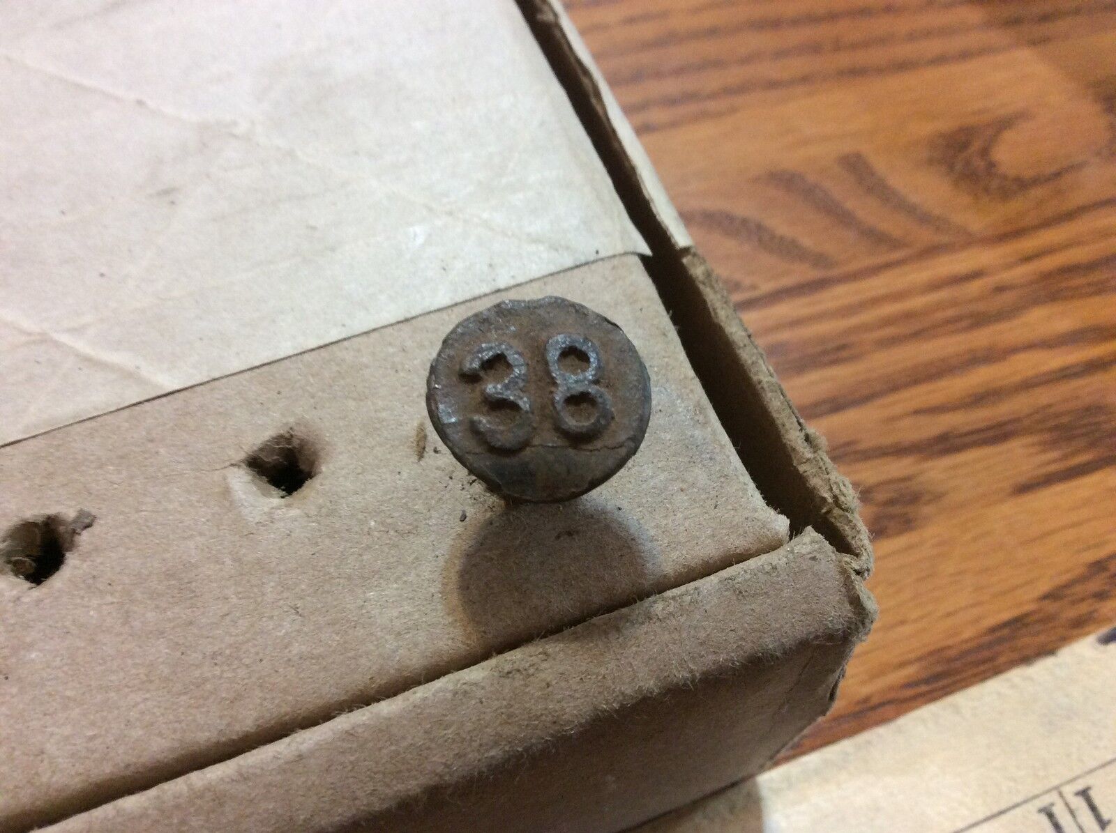 Dated Railroad Nail from 1938