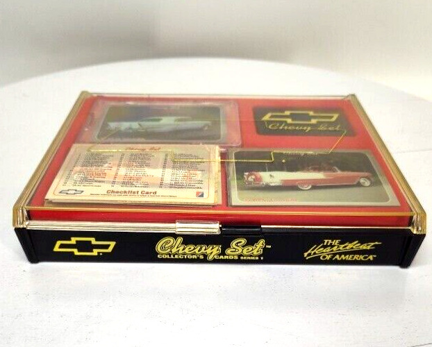 Chevy Set Complete 111 Card Factory Set In Special Edition Collector Case