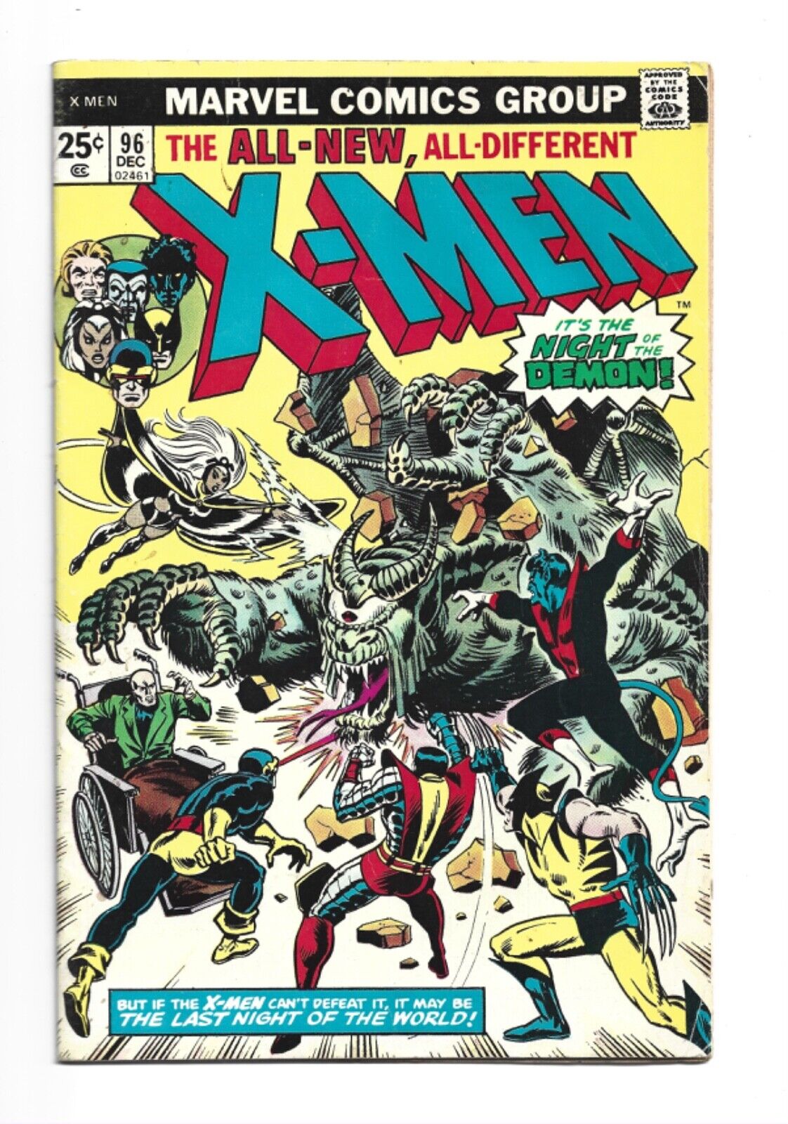 Uncanny X-Men #96, VG+ 4.5, 1st App Moira MacTaggert and Stephen Lang