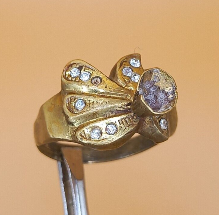 Extremely Ancient Antique Bronze Viking Ring Artifact Rare Type Amazing Artifact