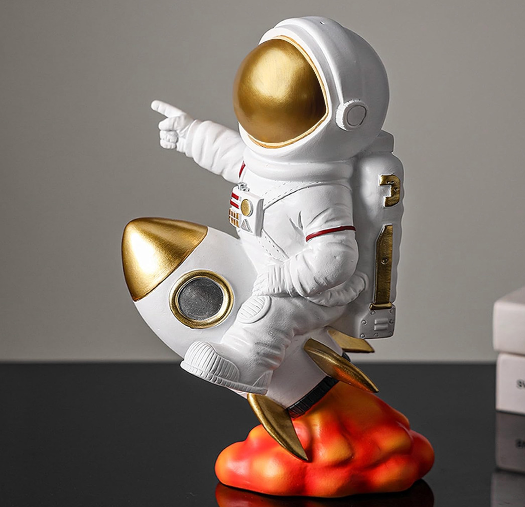 Astronaut Decor, Astronaut Figurines and Sculptures, Space Themed