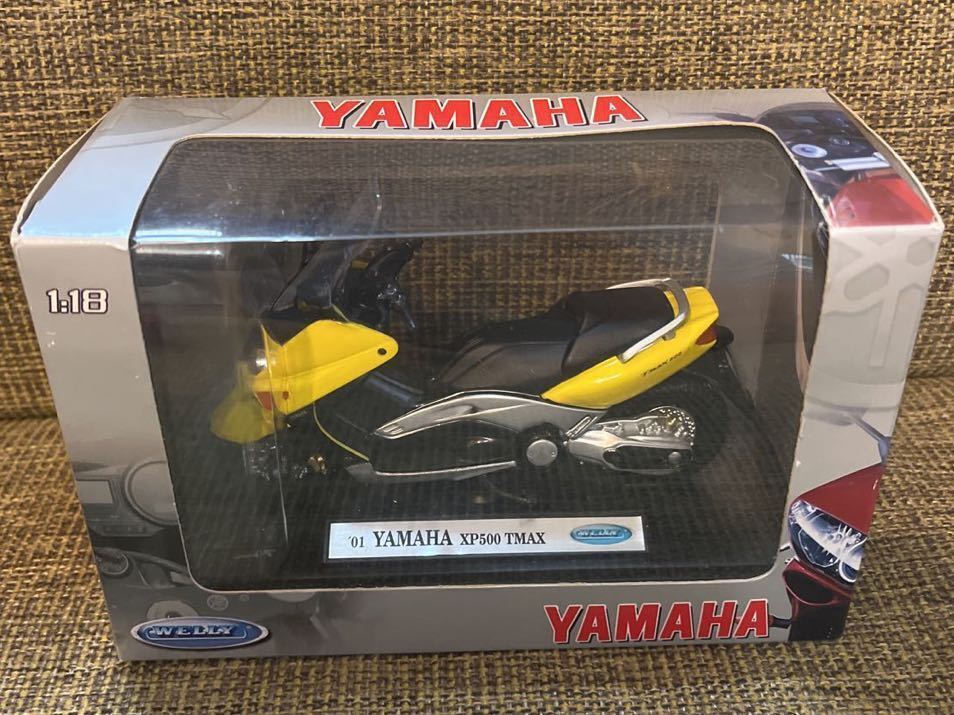 1/18 Yamaha Tmax Tee Max T T-Max Mini Car Motorcycle Big Scooter Welly Willy Xp5