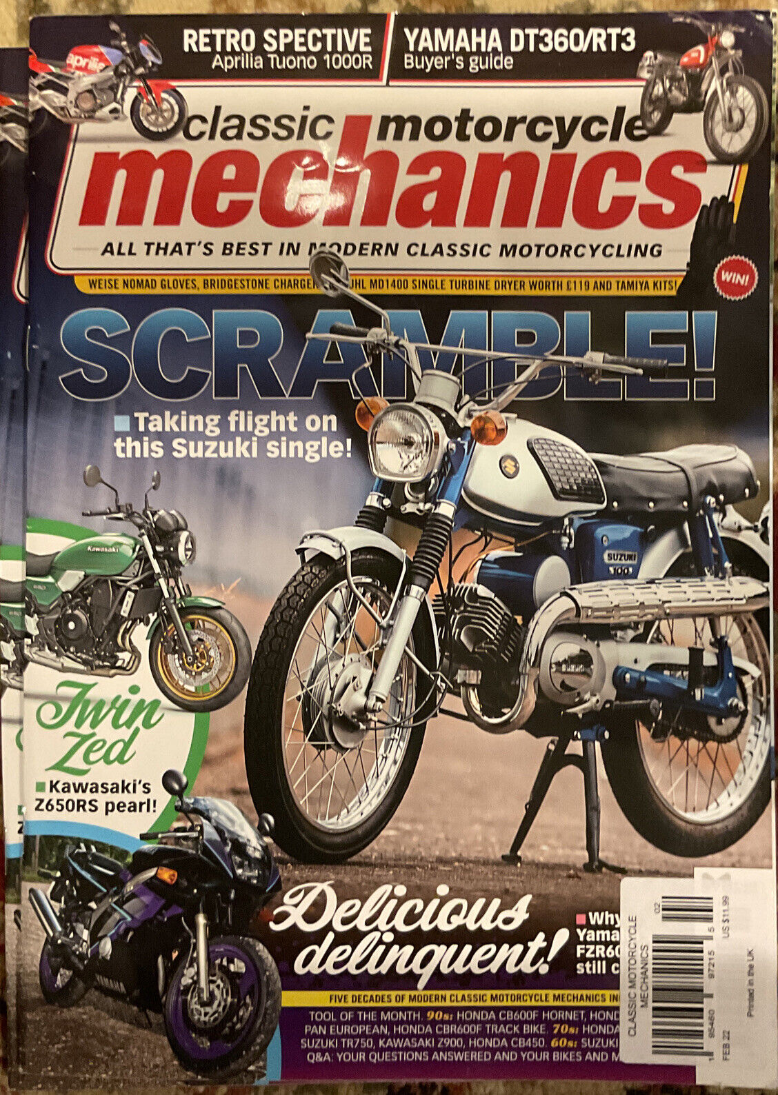 Classic Motorcycle Mechanics/Twin Zed /Retro Spective February  2022