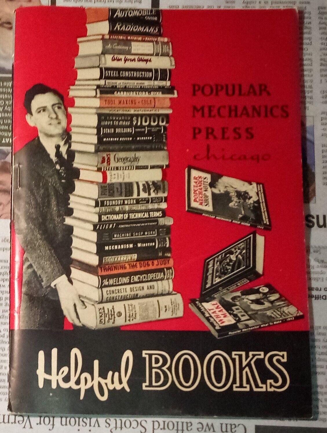 Popular Mechanics Press, Chicago - c. 1940s Catalog