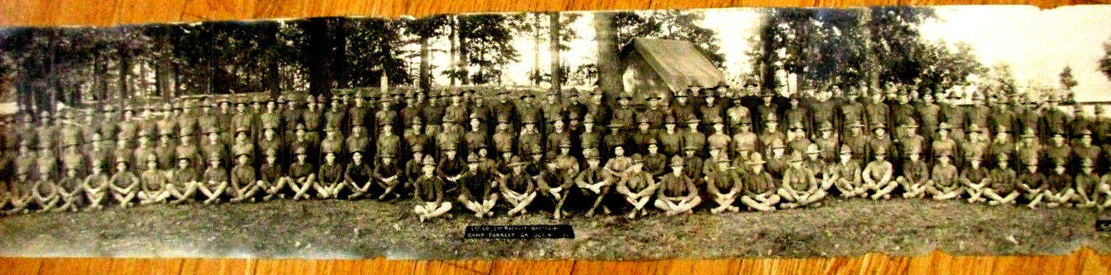 WWI PHOTO YOUNGSTOWN PENNSYLVANIA SOLDIERS CAMP FORREST CHATTANOOGA TENNESSEE
