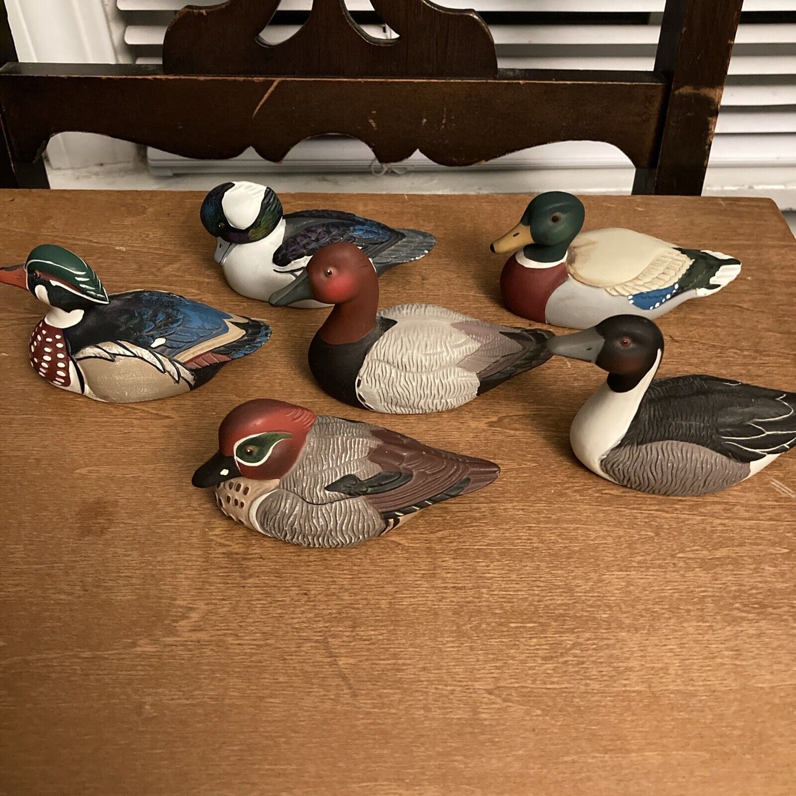 1983/1984 Avon Collector Duck Series Complete Set Of 6 Ducks