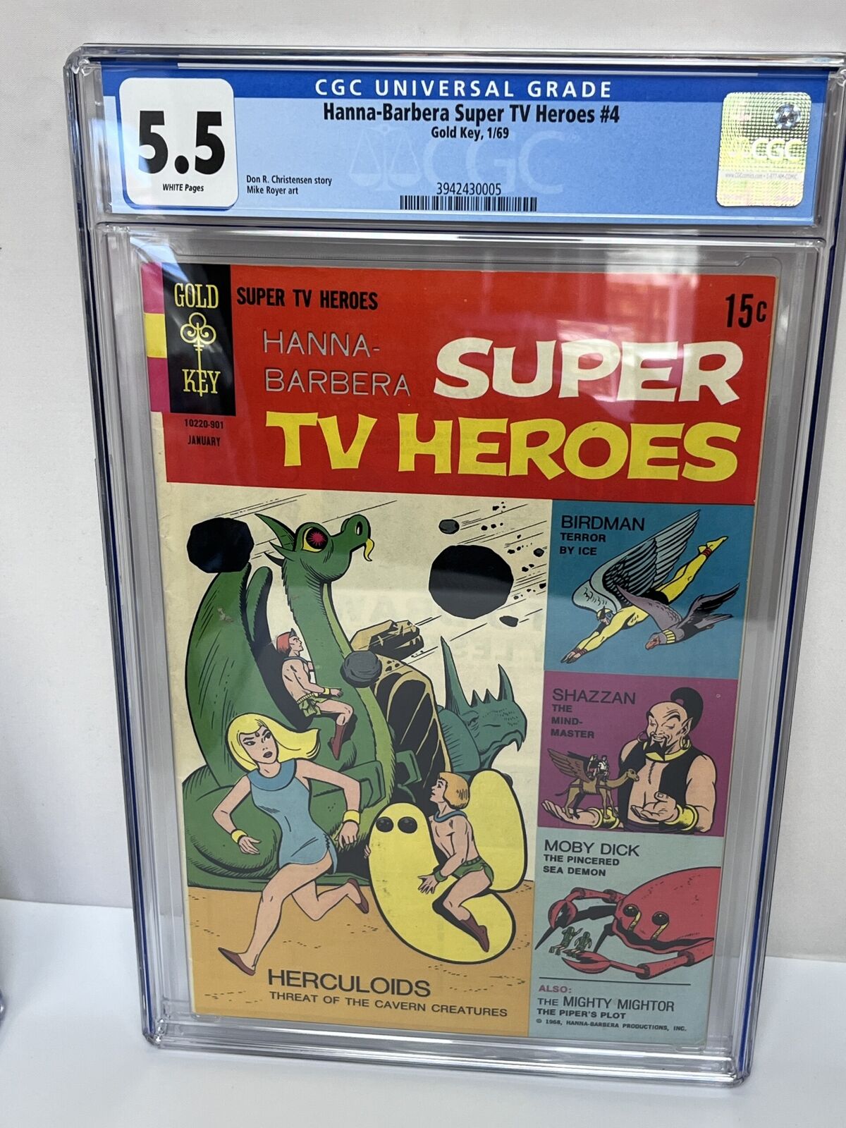 Hanna Barbera Super TV Heroes #4 CGC 5.5 (1969)