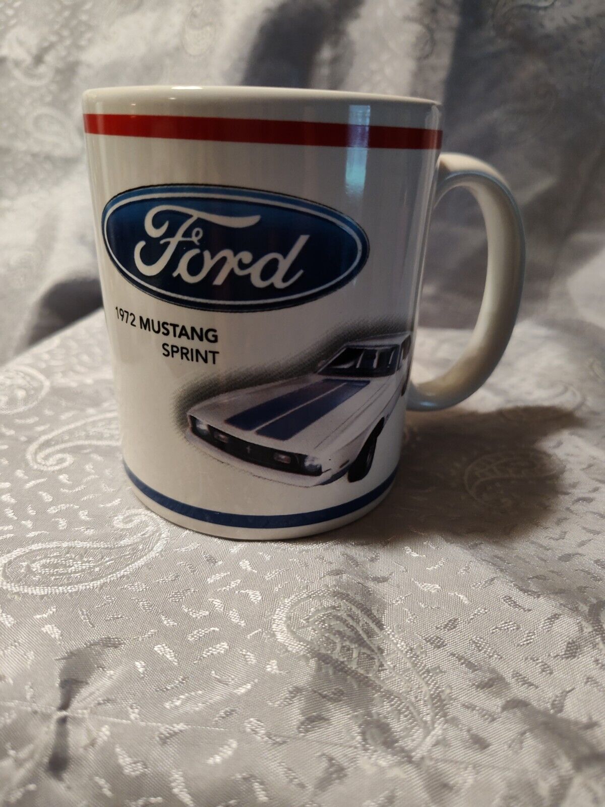  1972 FORD MUSTANG  SPRINT COFFEE MUG   OFFICIALLY LICENSED Ford Motor Co