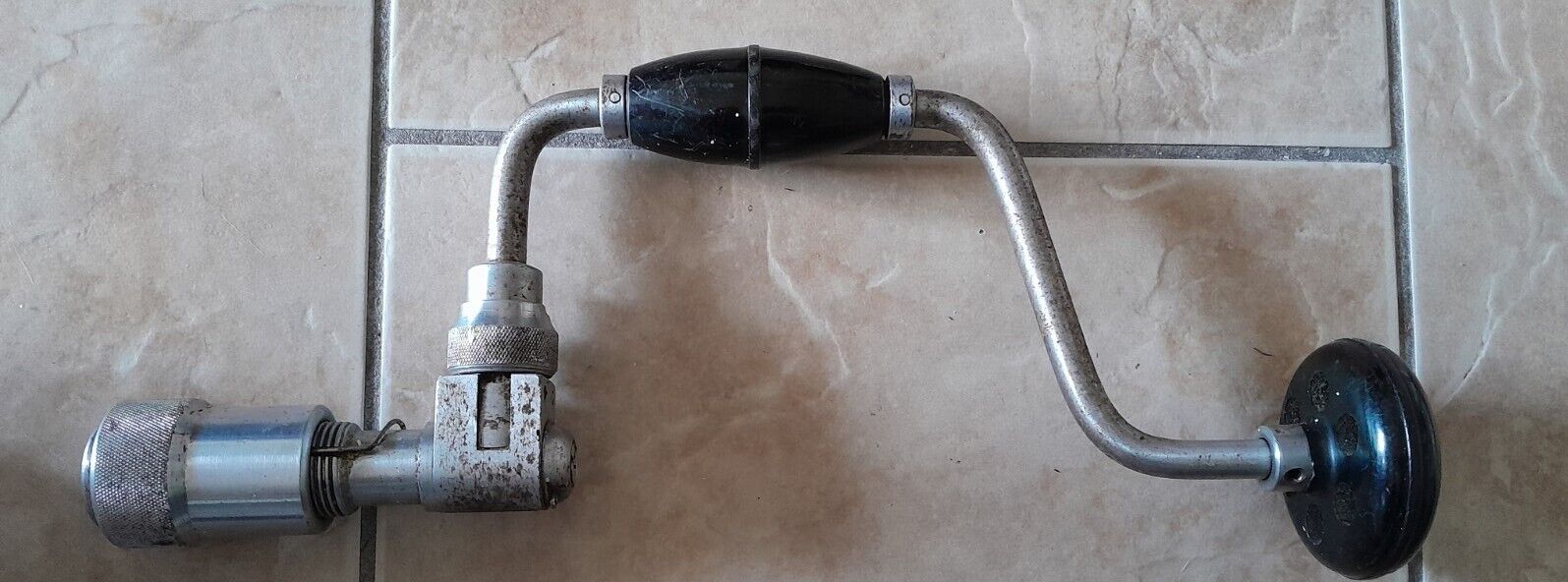  Bit Drill Crank Crankshaft Tool Antique Made IN USSR Vintage 