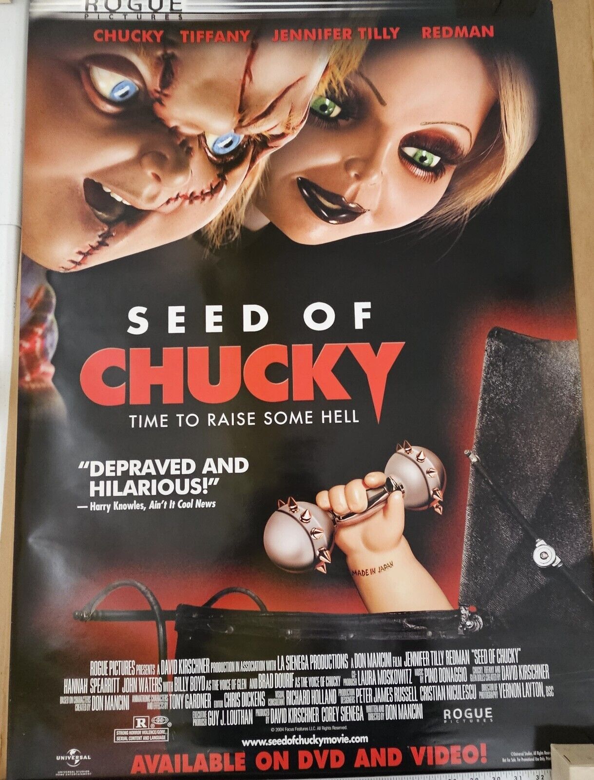 Tiffany  and Jennifer Tilly In  Seed Of Chucky  DVD promotional Movie poster