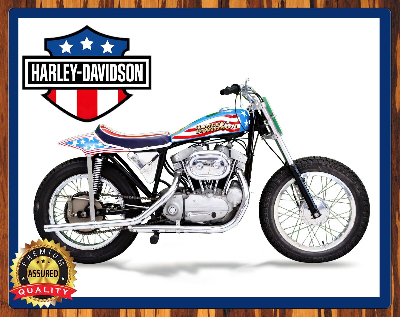 Harley Davidson - American Motorcycle - Metal Sign 11 x 14
