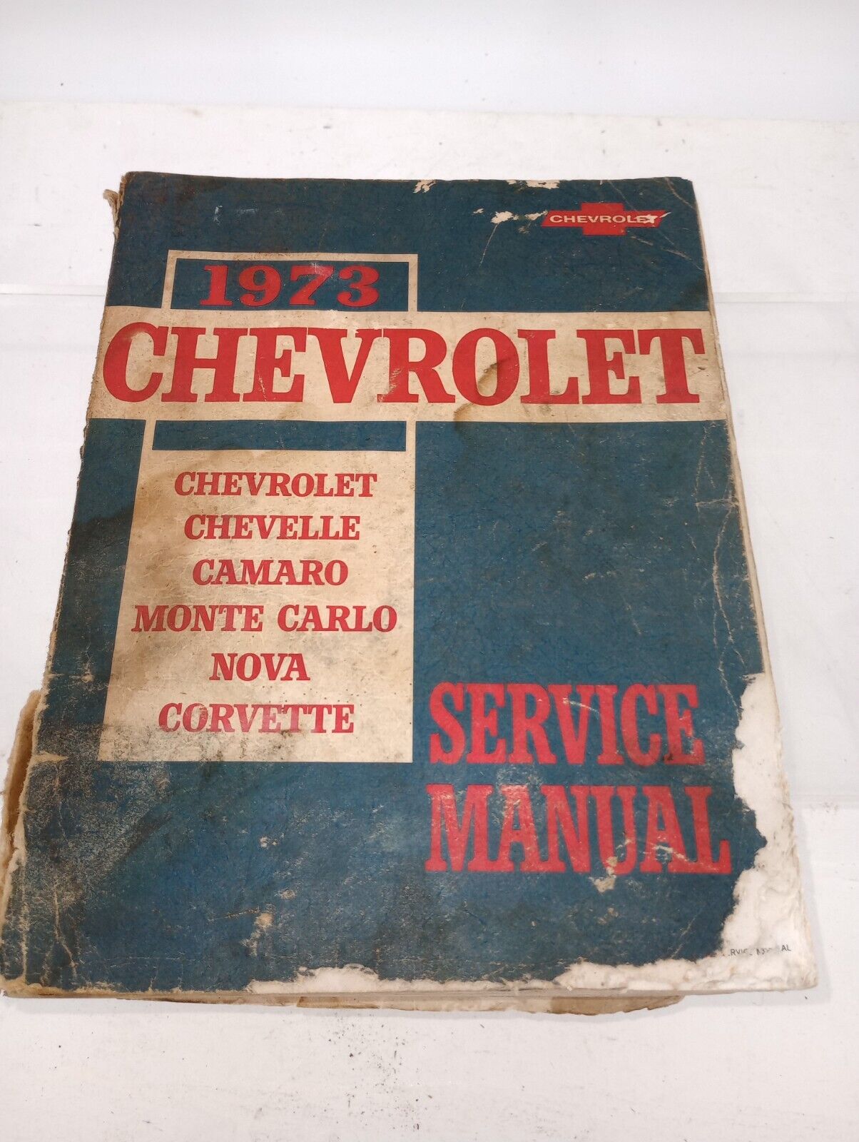 1973 Chevrolet Passenger Car Service Manual 73 Corvette Camaro Chevelle Nova
