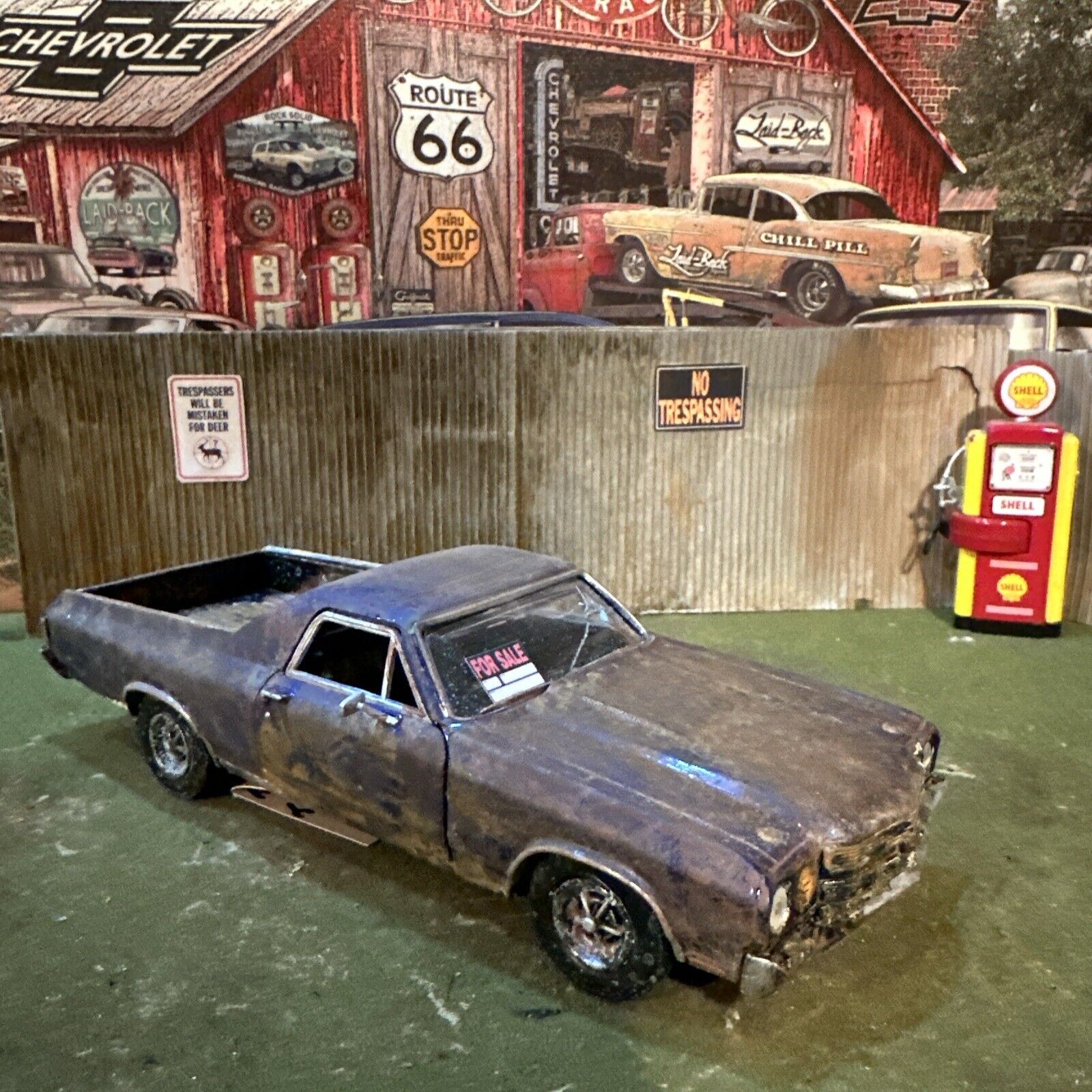 1970 Chevrolet El Camino - Barn Find Cars- 1:24 DIECAST