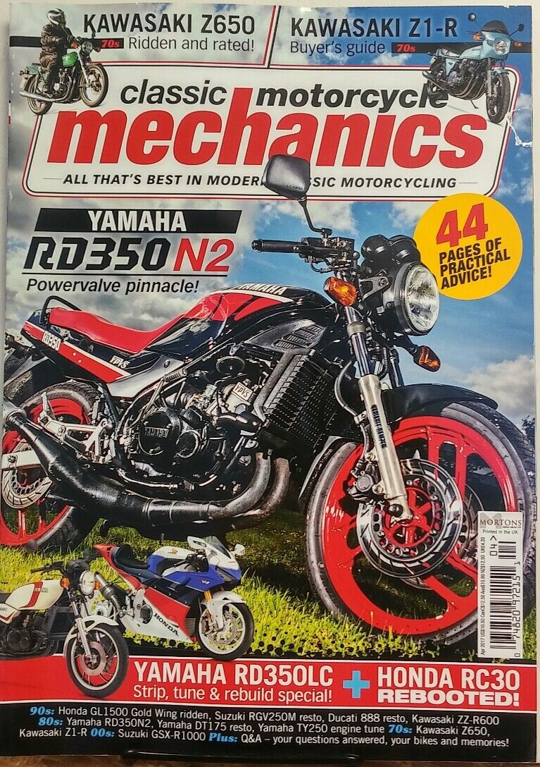 Classic Motorcycle Mechanics UK April 2017 Yamaha Powervalve  sb