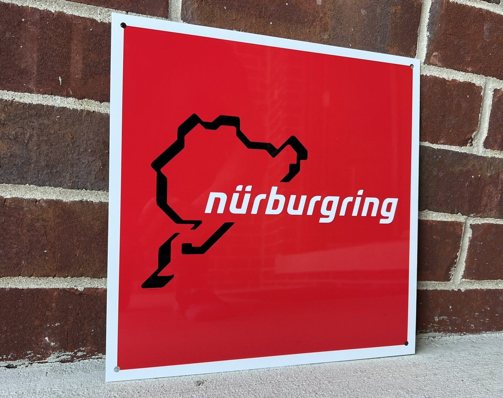 Nurburgring German Racing  Mercedes Bmw Ferrari Lamborghini sign Red
