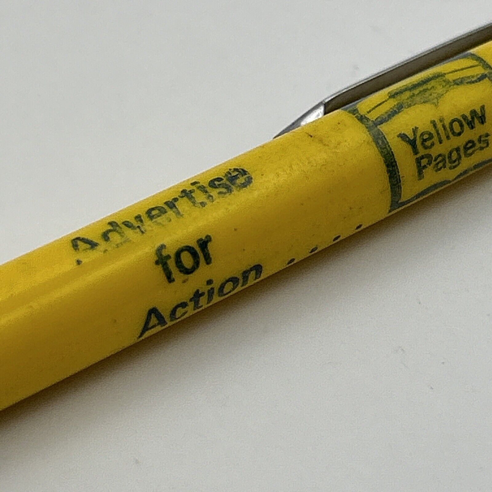 VTG Ritepoint Salesman Sample Ballpoint Pen Yellow Pages