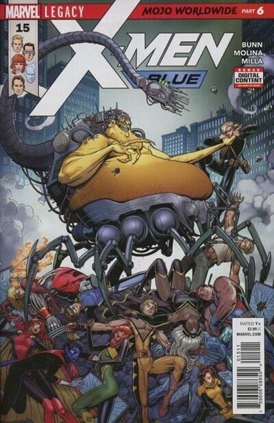 X-Men: Blue (2017) #15 VF/NM Stock Image