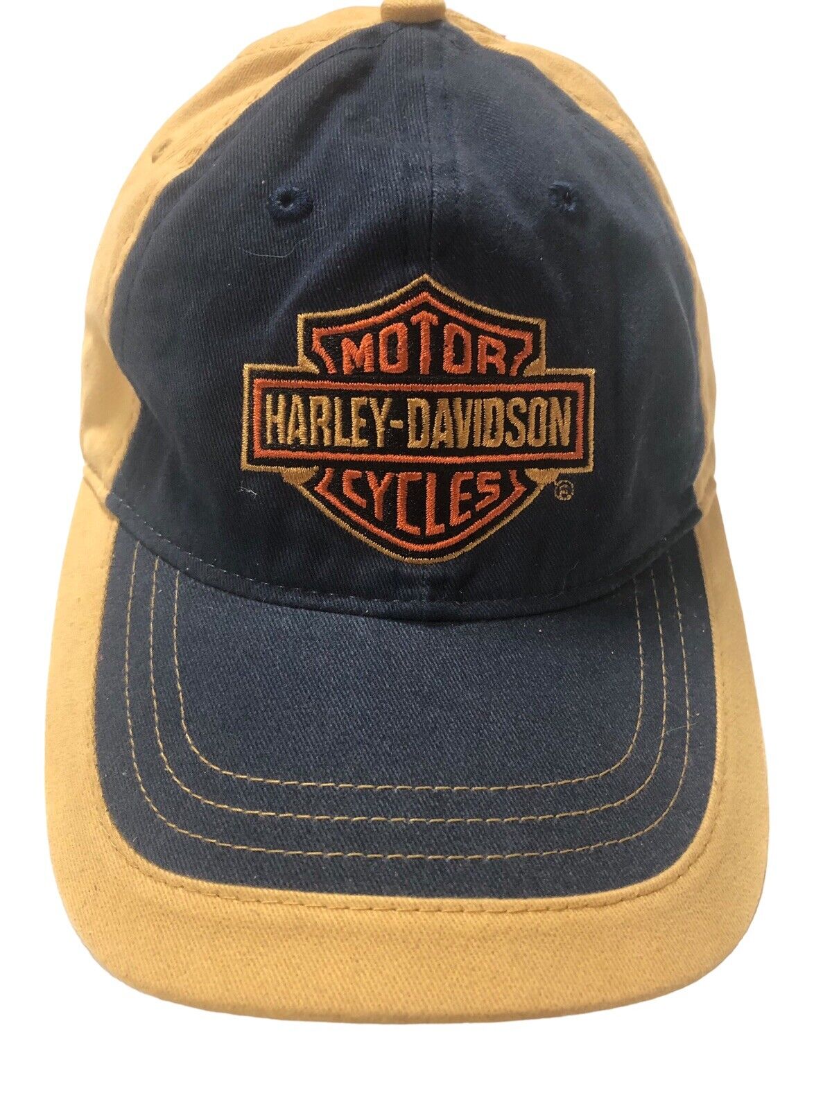 Vintage Harley Davidson Motorcycle Adjustable Hat Cap Excellent