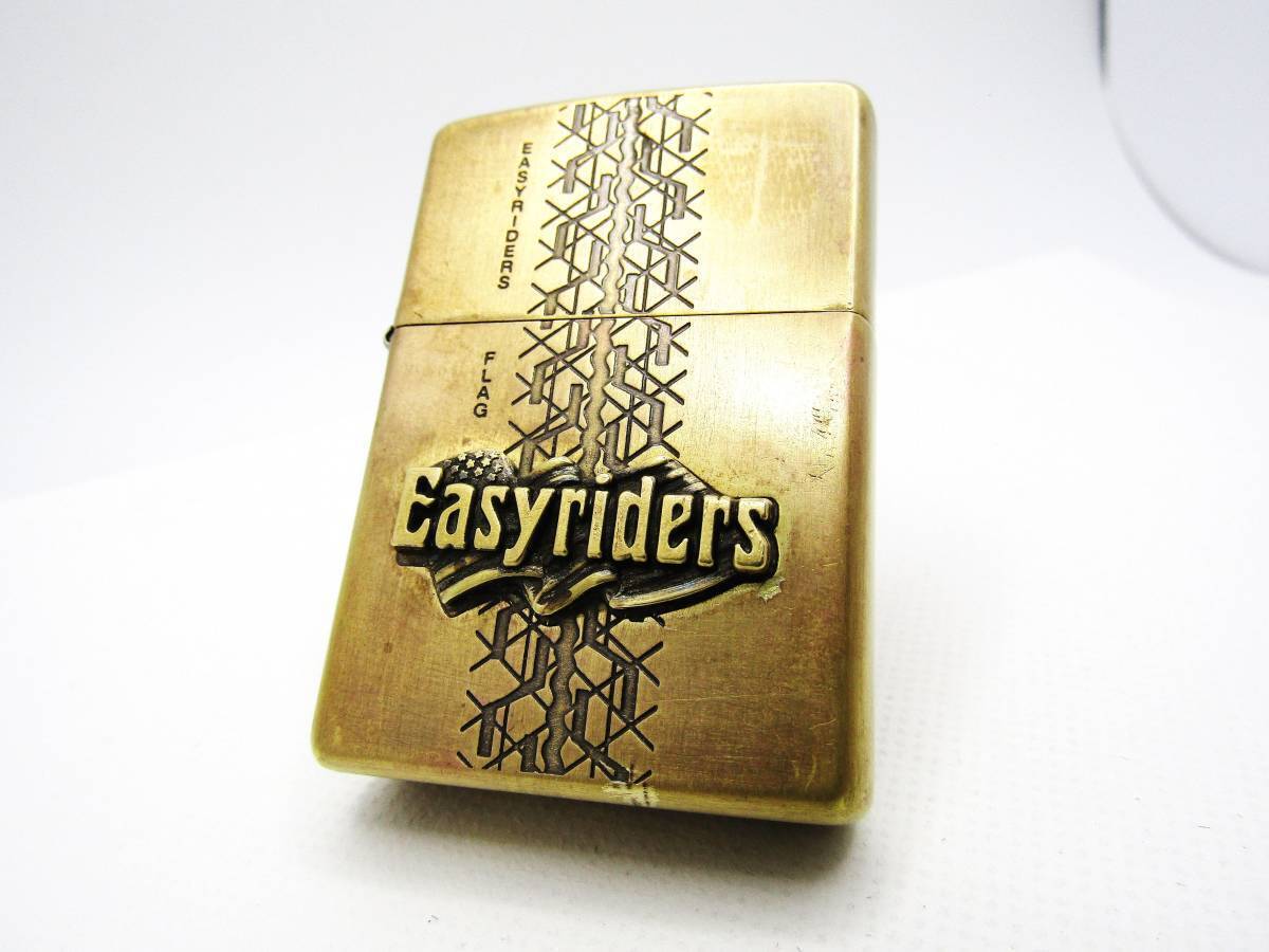 Easyriders Easy Riders Metal Solid Brass Zippo 1997 Fired rare