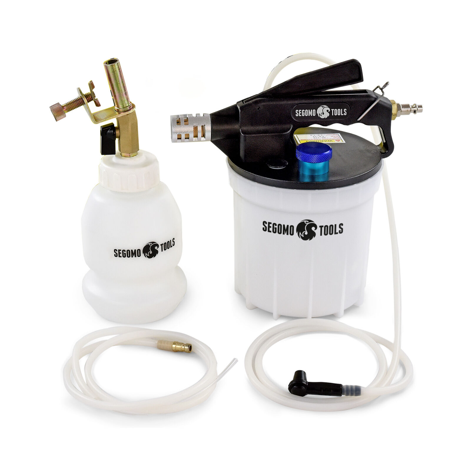 Segomo Tools 2 Liter Vacuum Brake & Clutch Bleeder Fluid Extractor Pump Kit