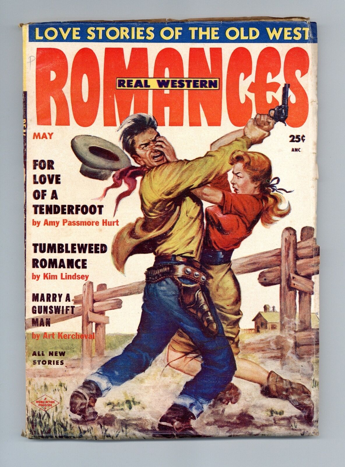 Real Western Romances Pulp 2nd Series May 1954 Vol. 4 #3 FN