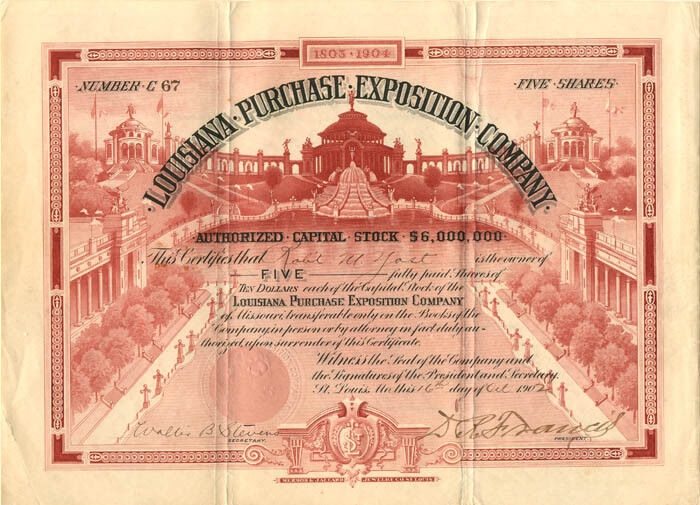 Louisiana Purchase Exposition Co. - General Stocks
