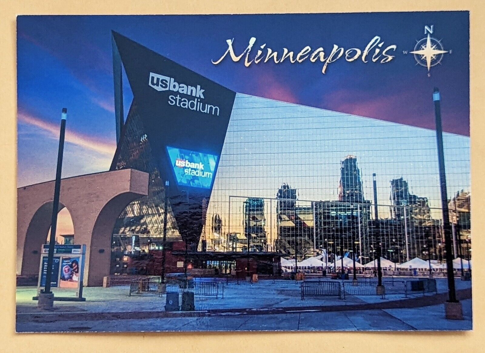  Postcard MN: US Bank Stadium. Minneapolis 