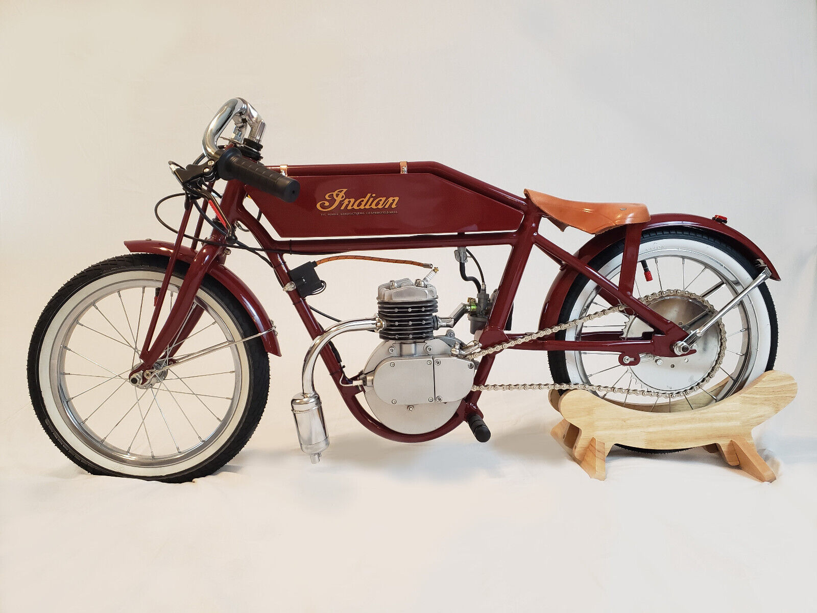 1913 INDIAN board track racer 1/2 scale model motorcycle z50 mini bike replica