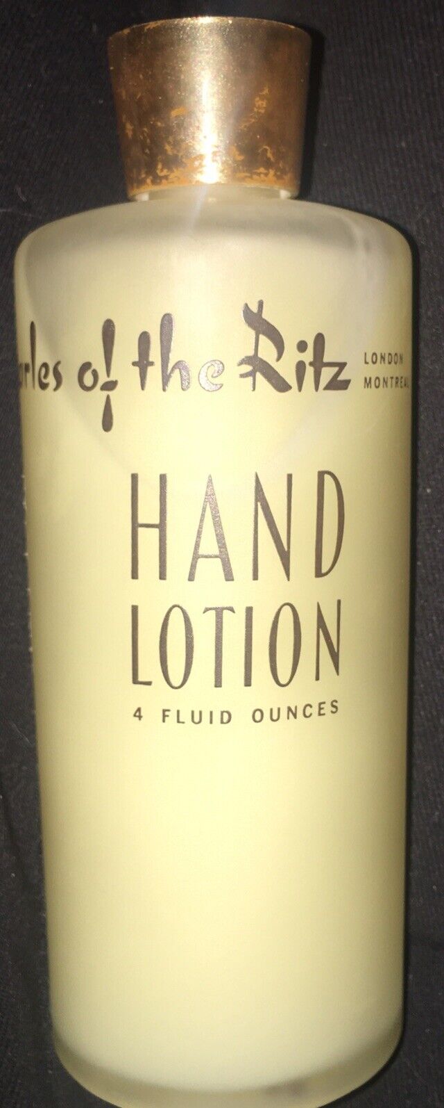 Vintage Charles of the Ritz Lanvin Hand Lotion 4 Fluid oz. Bottle Full-Original