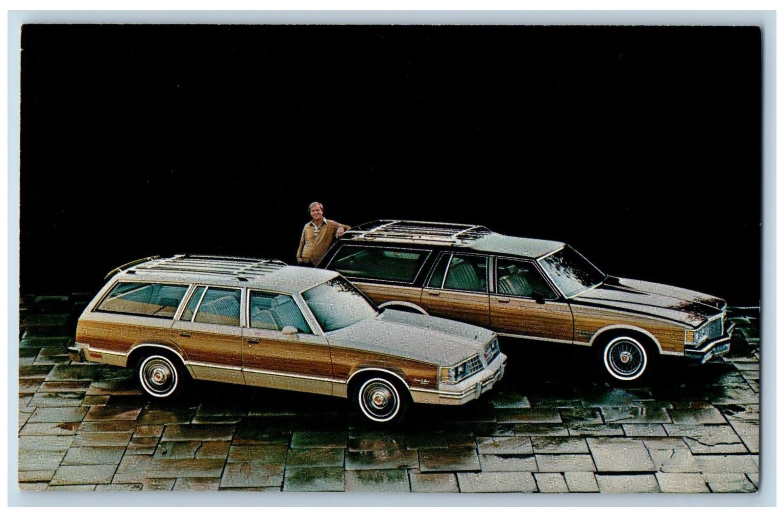 Amarillo Texas TX Postcard 1981 Pontiac Grand Lemans Bonneville Safari c1960\'s