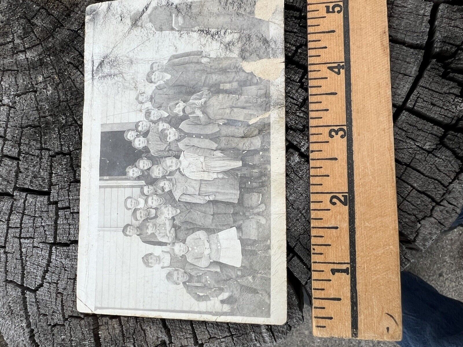 1910 North Dakota School photograph real photo posrcard