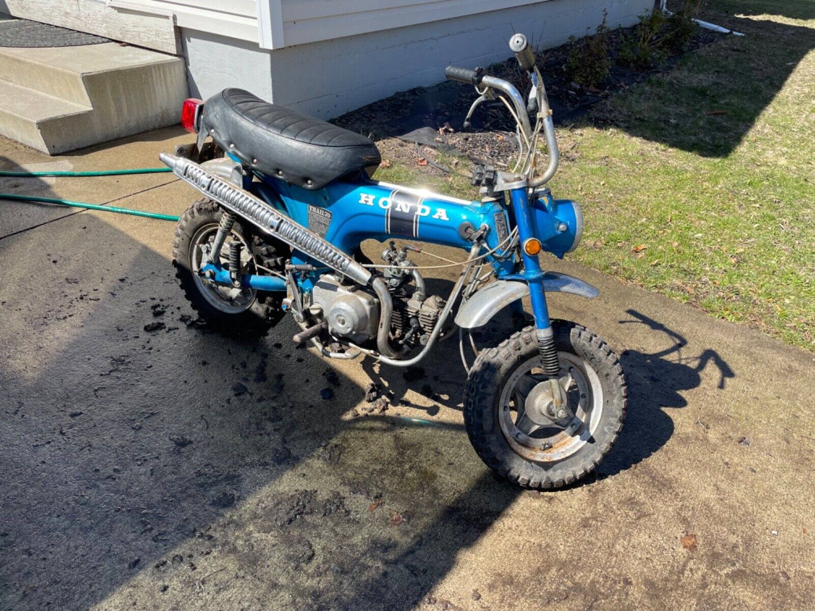 1971 honda ct70 trail motorcycle blue collectors piece