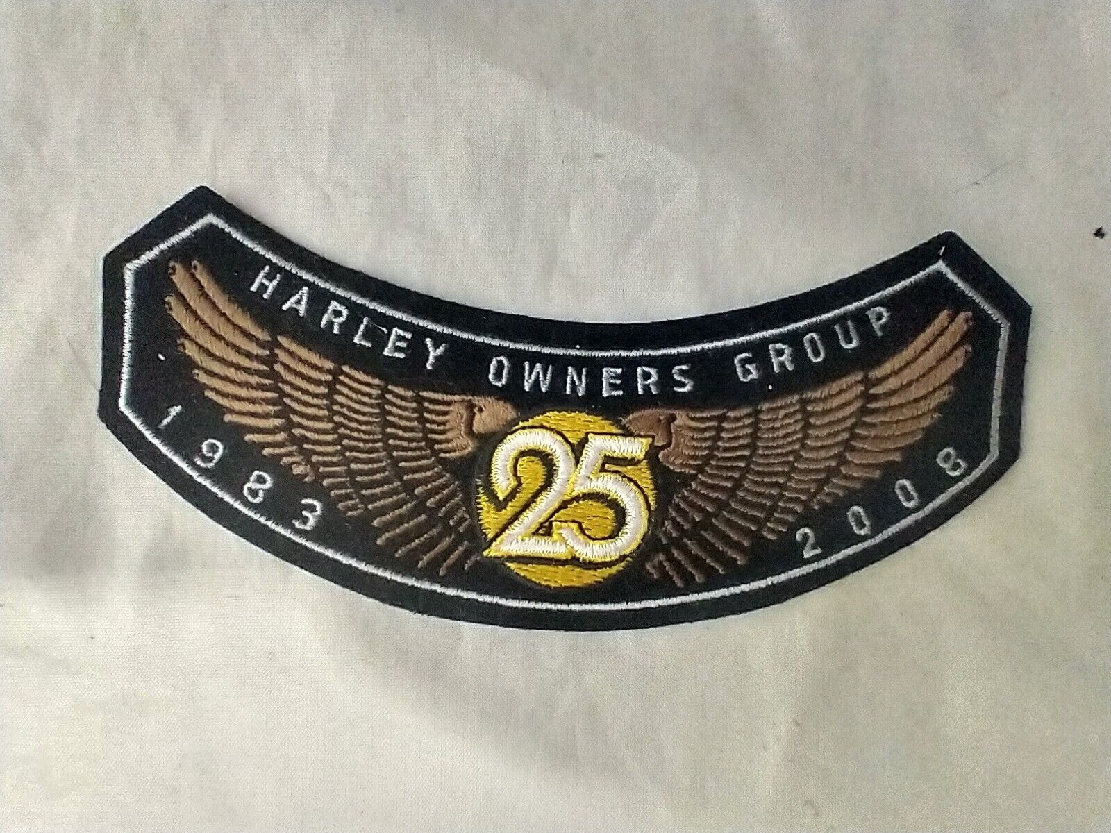 HOG Harley Owners Group - 25 years 1983 - 2008 Patch