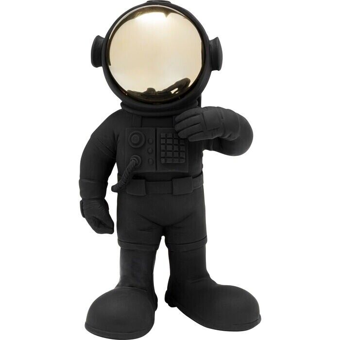 Kare Design Deco Figurine Welcome Astronaut Black 27 cm