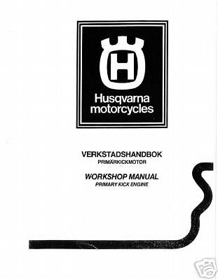 Husqvarna vintage 81-85 engine Workshop Manual on CD 