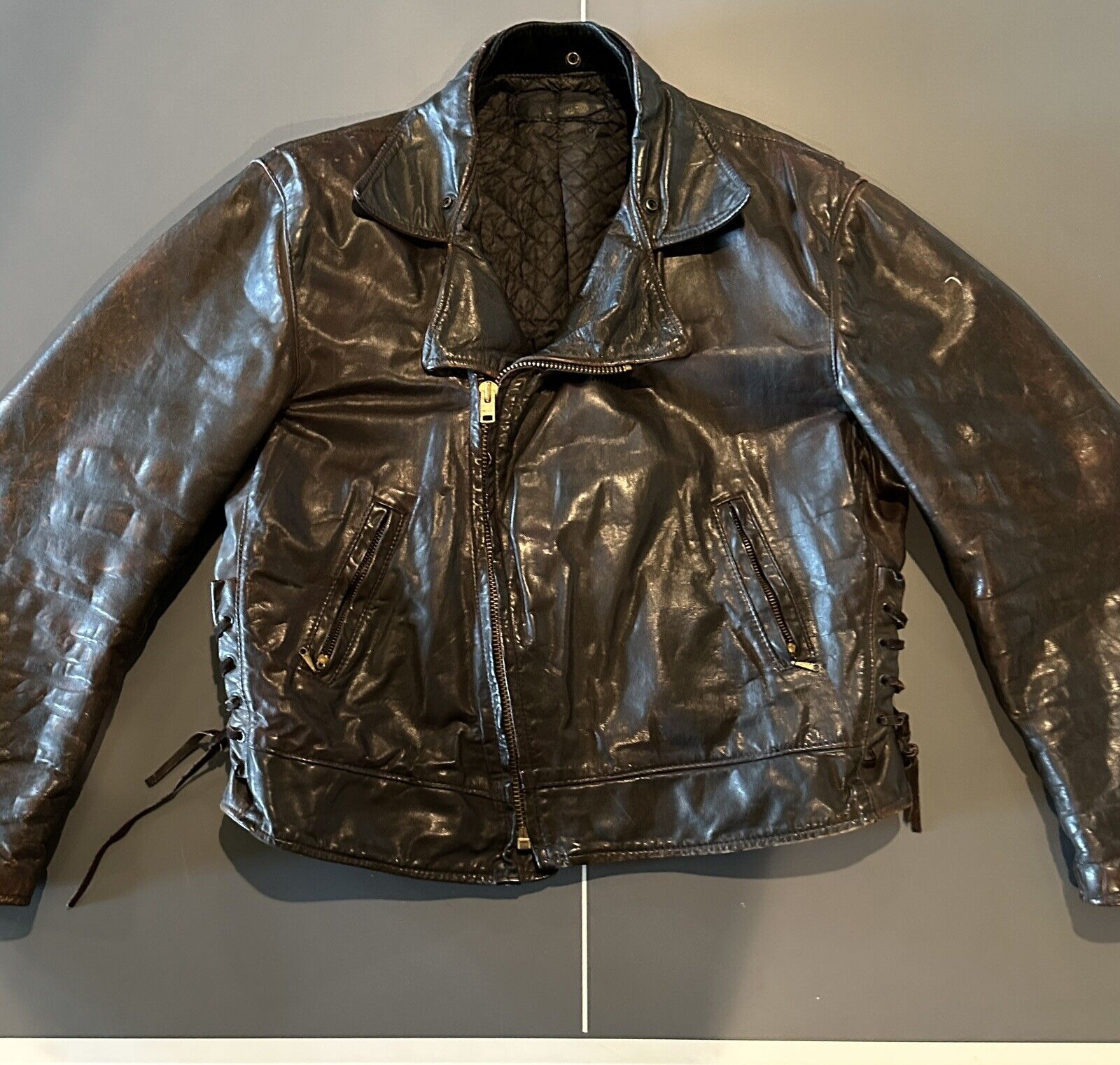 VINTAGE 1968 Harley Davidson leather jacket