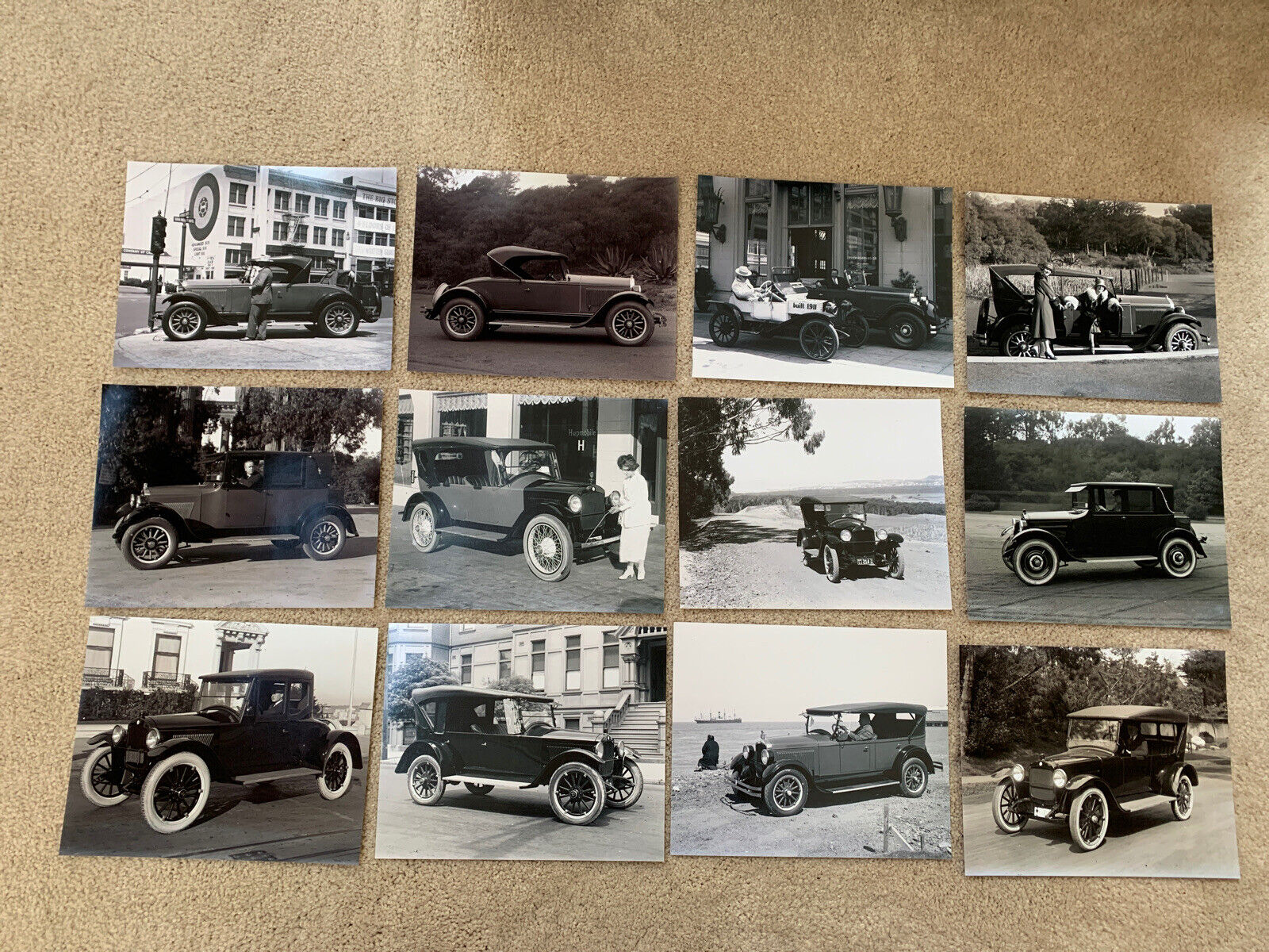 Lot Of (12) 8X10 Photos Of Hupmobile 1920s/1930s