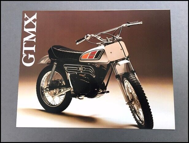 1977 Yamaha GTMX Bike Vintage Original Motorcycle Sales Brochure Folder