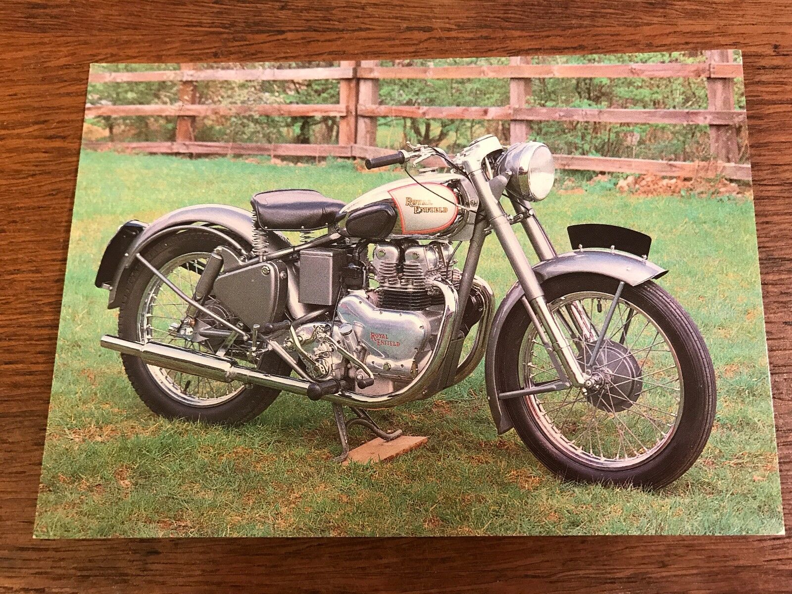 Vintage 1951 500cc Royal Enfield National Motorcycle Museum Postcard