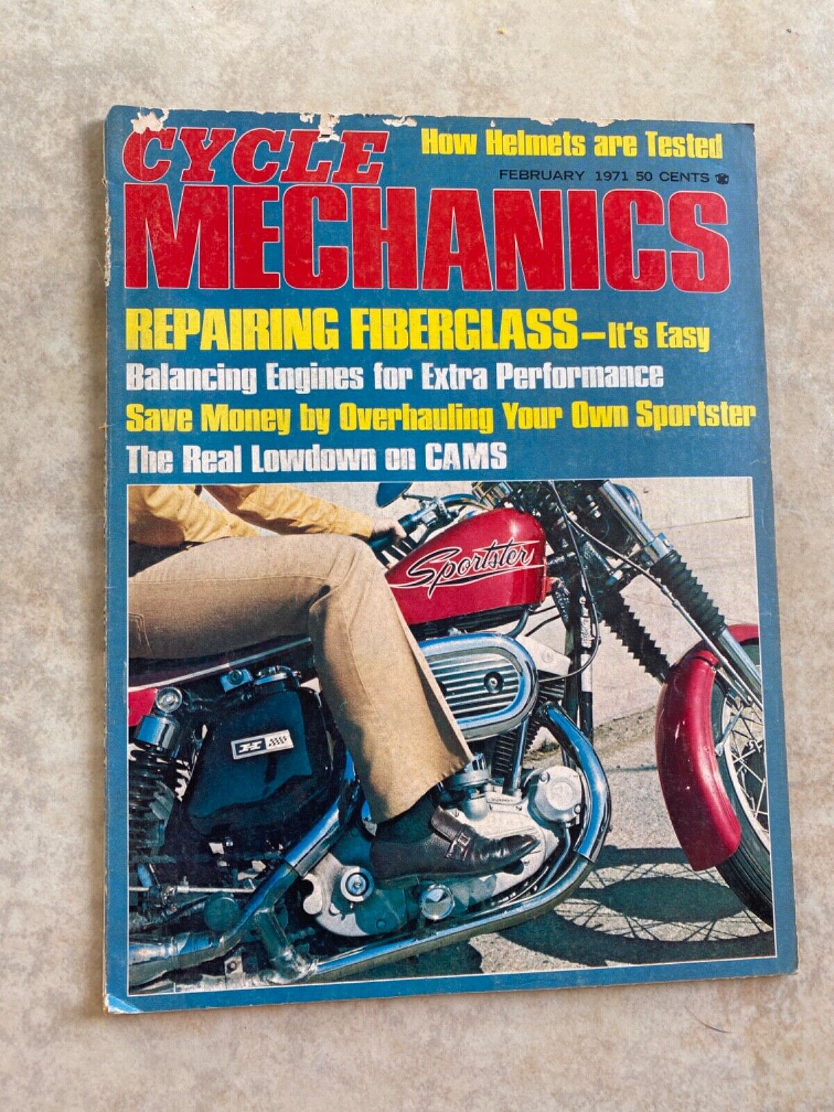 vintage cycle mechanics magazine, February 1971