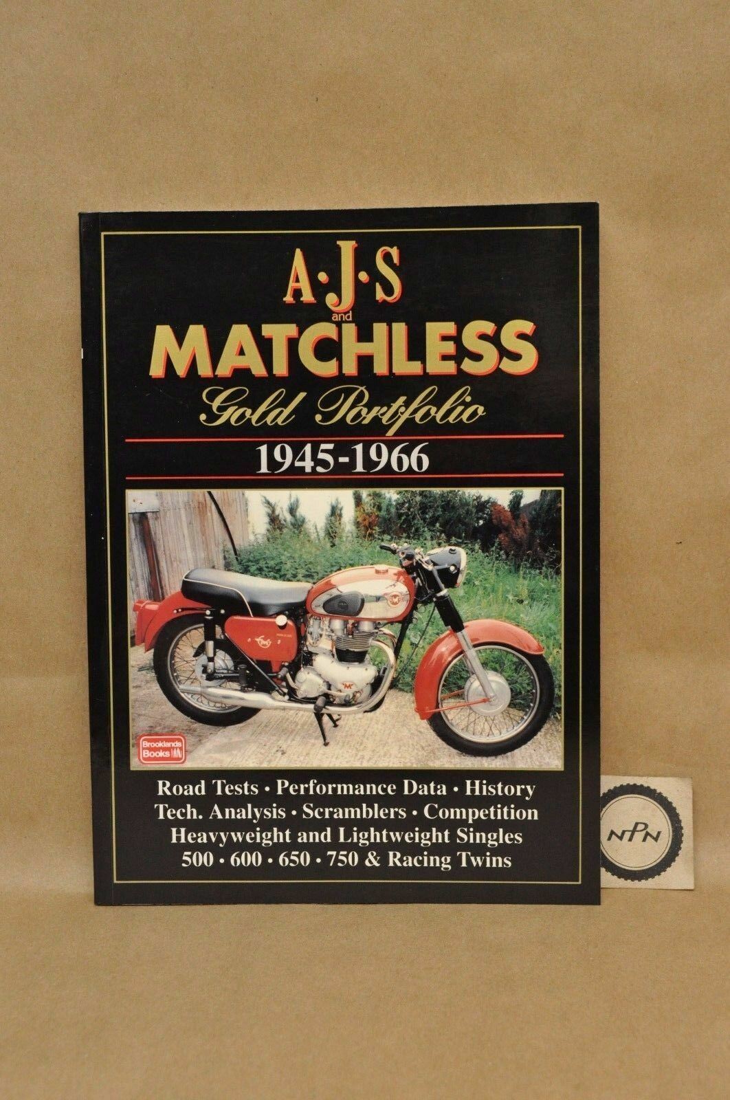 1945-1966 AJS Matchless Gold Portfolio Road Test Twins History Scramblers Book