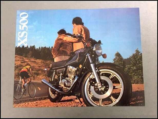 1977 Yamaha XS500 Bike Vintage Original Motorcycle Sales Brochure Folder