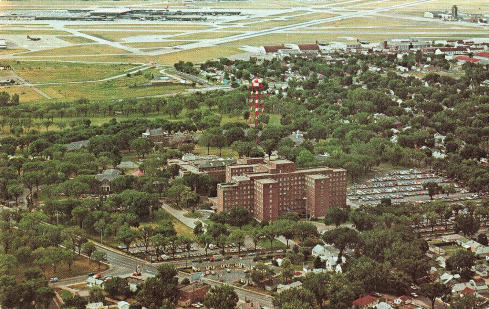 Minneapolis MN, Veterans Administration Hospital Aerial View, Vintage Postcard
