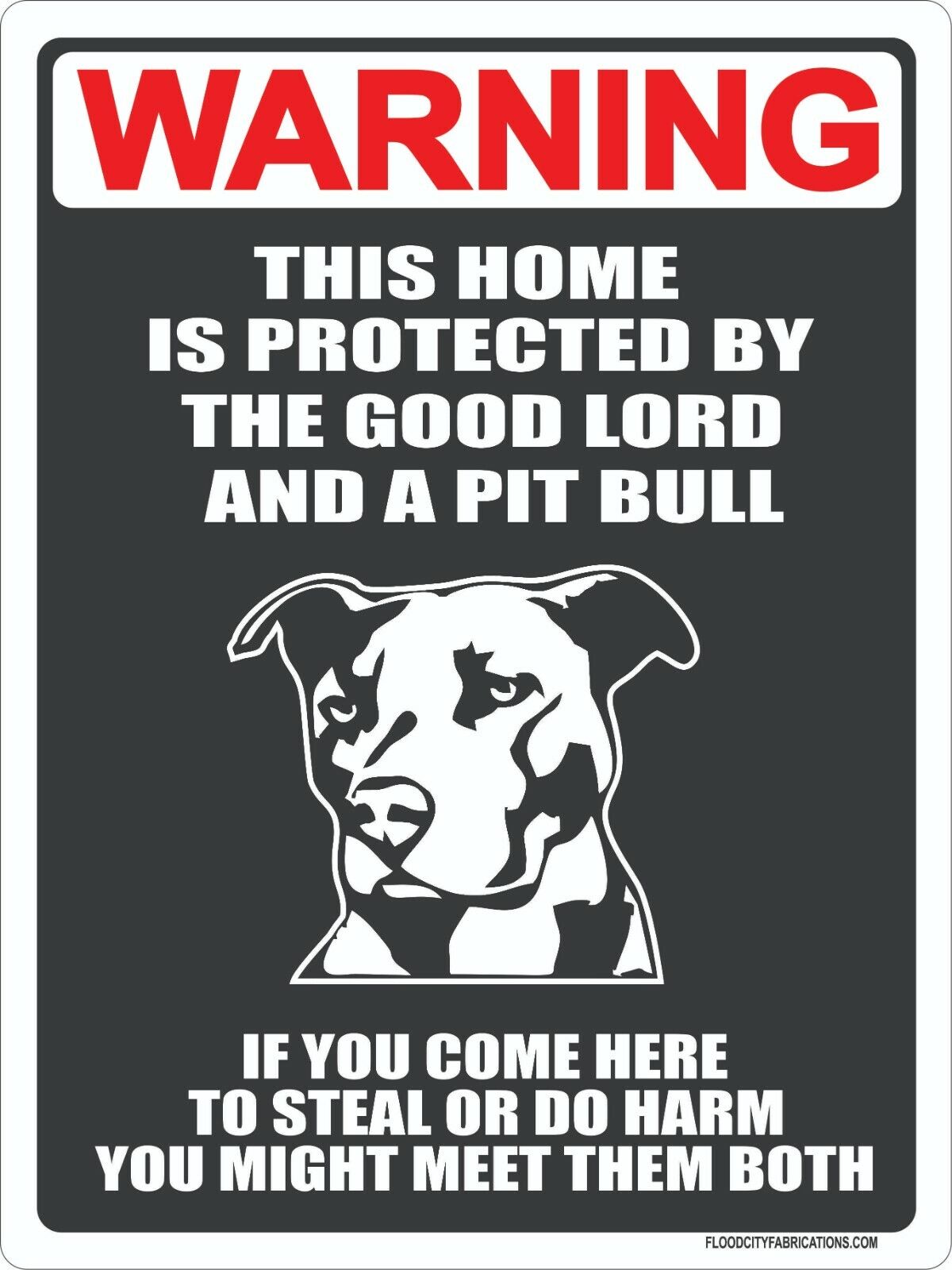Pit Bull Sign 9\