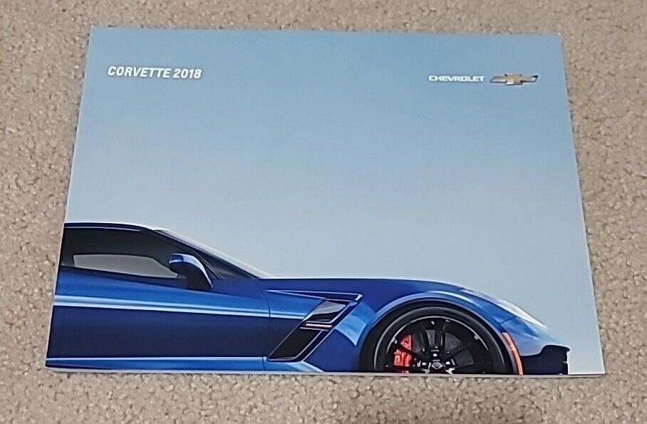 2018 Chevrolet Corvette Original Sales Brochure