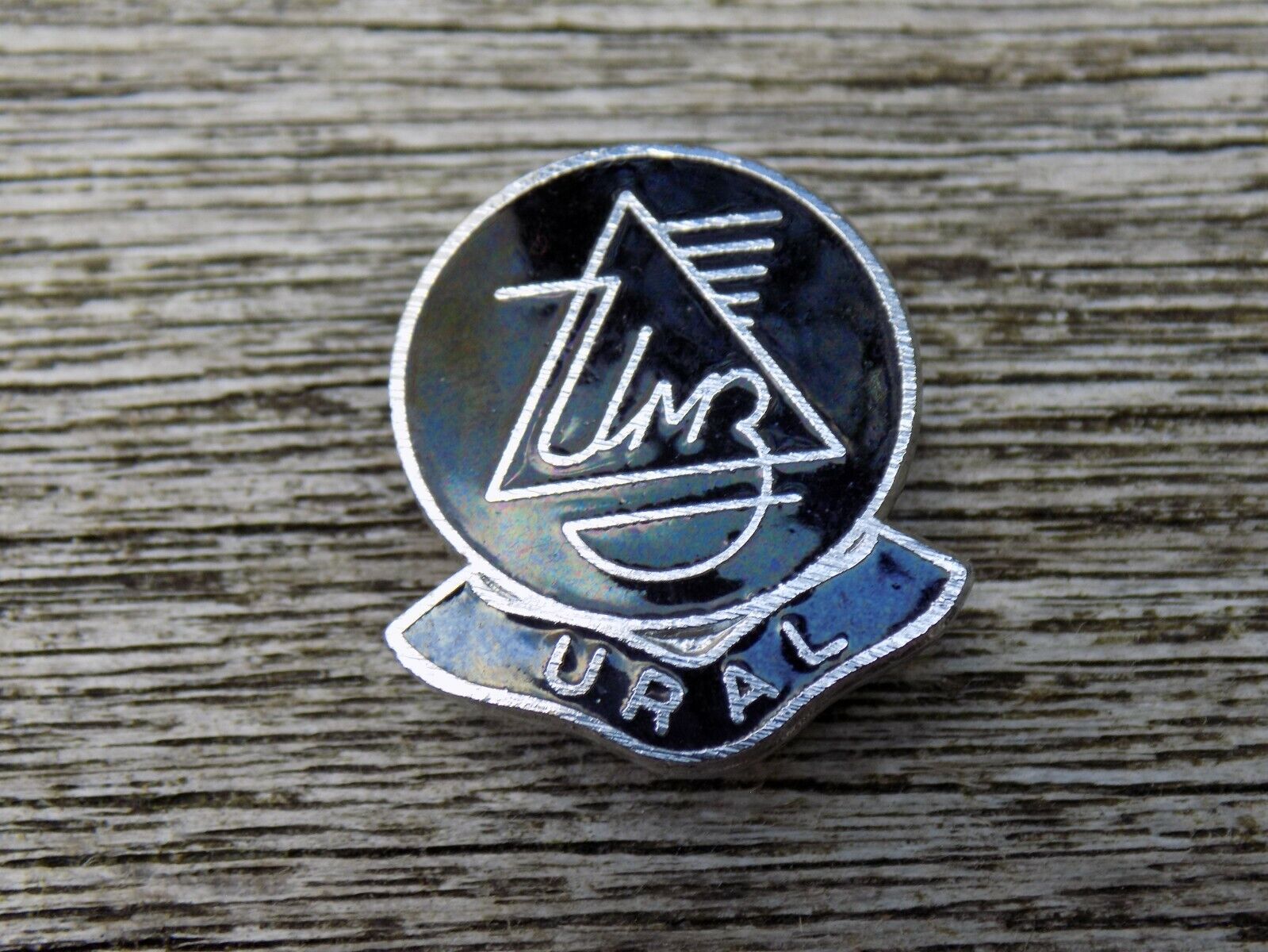 Vintage Early 1970\'s IMZ-URAL MOTORCYCLES MOPEDS Enamel Pin Badge