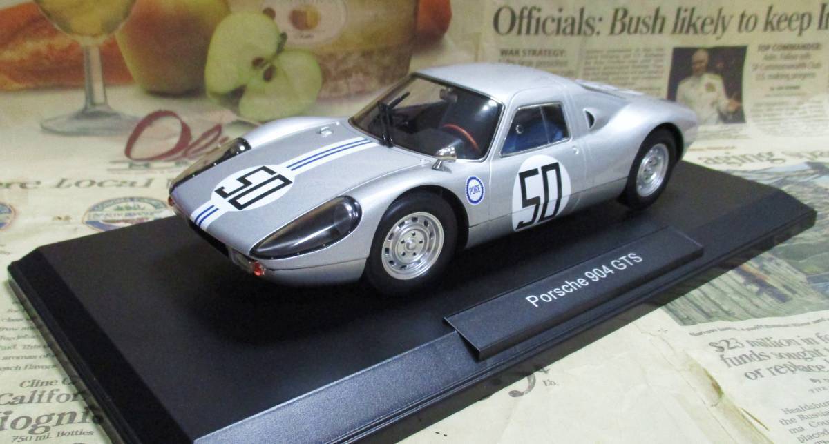 Out Of Print Norev 1/18 Porsche 904 Gts 50 1964 American Challenge Cup