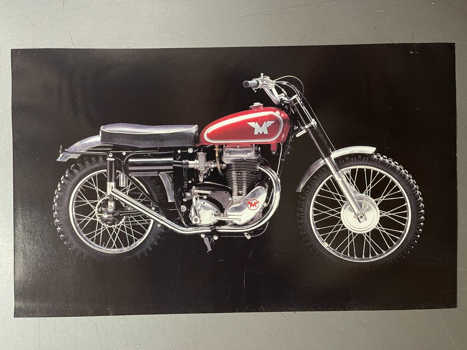 1960 Matchless G80 CS Motorcycle Picture, Print - RARE Awesome L@@K