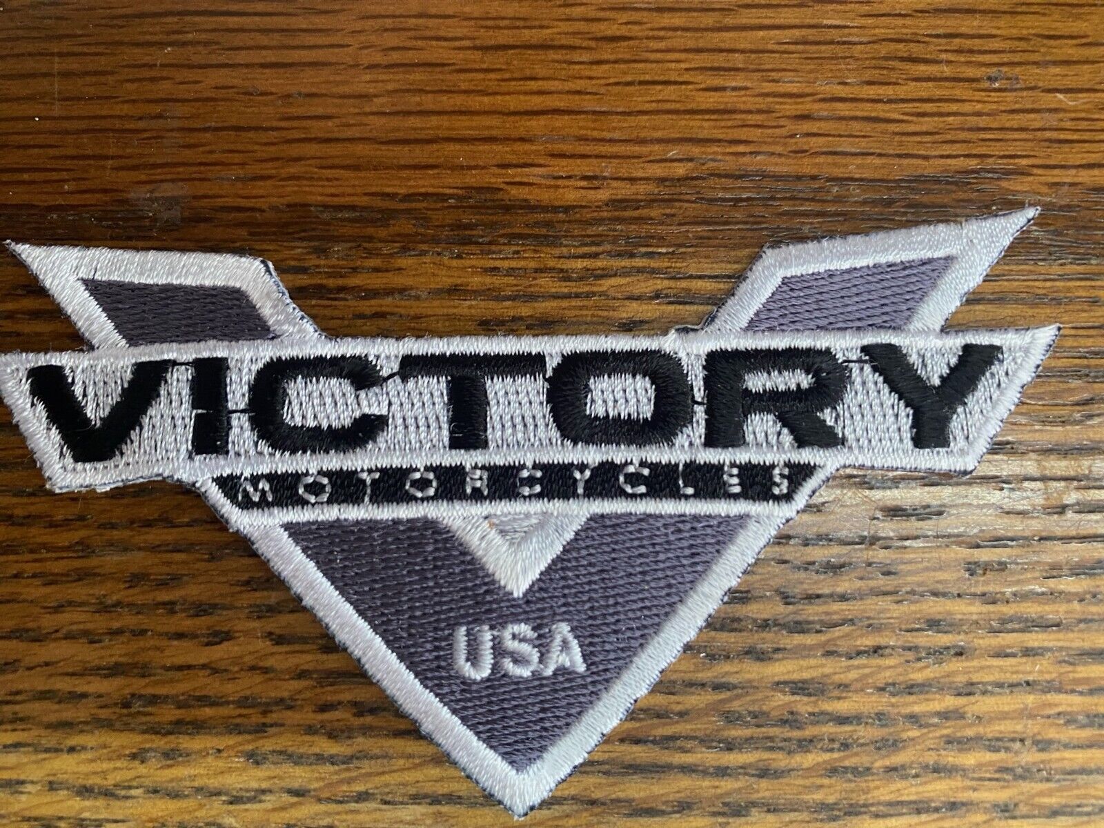 Victory Motorcycle grey/silver embroidered 4